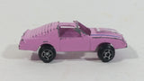 Vintage Tootsietoy Pink Purple Chevy Camaro Die Cast Tiny Toy Car Vehicle