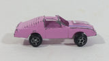 Vintage Tootsietoy Pink Purple Chevy Camaro Die Cast Tiny Toy Car Vehicle