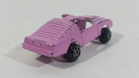 Vintage Tootsietoy Pink Purple Chevy Camaro Die Cast Tiny Toy Car Vehicle