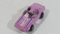 Vintage Tootsietoy Pink Purple Chevy Camaro Die Cast Tiny Toy Car Vehicle