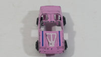 Vintage Tootsietoy Pink Purple Chevy Camaro Die Cast Tiny Toy Car Vehicle