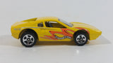 2000 Hot Wheels Tornado Twister Racebait 308 Ferrari Yellow Die Cast Toy Car Vehicle