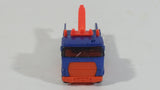 1997 Hot Wheels Rig Wrecker 24 HR Towing Emergency Tow Truck Dark Blue Die Cast Toy Car Vehicle