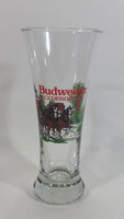 1991 Anheuser-Busch Budweiser Beer Clydesdale Horses 7 1/2" Tall Glass Cup Collectible - Treasure Valley Antiques & Collectibles