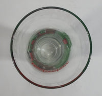 1991 Anheuser-Busch Budweiser Beer Clydesdale Horses 7 1/2" Tall Glass Cup Collectible