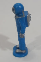 Very Rare Vintage Remco Heavy Metal NASA Blue Space Astronaut (3) Plastic Toy Figure