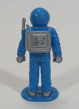 Very Rare Vintage Remco Heavy Metal NASA Blue Space Astronaut (3) Plastic Toy Figure