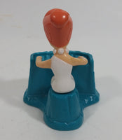 1997 Hanna Barbera Wilma Flintstone Playing Piano Cartoon Character Plastic Toy Animated TV Show Collectible - Dairy Queen