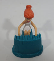 1997 Hanna Barbera Wilma Flintstone Playing Piano Cartoon Character Plastic Toy Animated TV Show Collectible - Dairy Queen