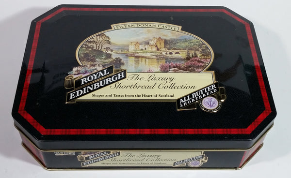 Collectible Royal Edinburgh Eilean Donan Castle Scotland Themed Shortbread Cookies Metal Tin Container