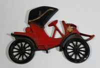 Vintage Midwest Products Co. Red Antique Car Metal Wall Hanging No. 211