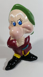 Walt Disney Snow White and the Seven Dwarfs "Grumpy" 8" Tall Hand Painted Ceramic Ornament