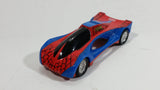 2004 Majorette Marvel Comics Spider-Man Character Red Blue Die Cast Toy Car Vehicle
