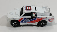 1998 Hot Wheels Bad Mudder Ford Racing Truck White Die Cast Toy Car Vehicle