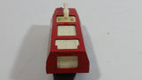 Vintage 1980s Corgi Juniors Chubb Fire Truck Airport Rescue 6 Red Die Cast Toy Car Firefighting Vehicle