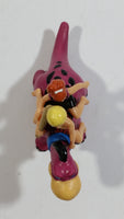 1990s U.C.S. and Amblin Dakin Hanna Barbera The Flintstones Pebbles and Bamm-Bamm Riding Dino PVC Toy Figure Cartoon TV Show Collectible - Treasure Valley Antiques & Collectibles