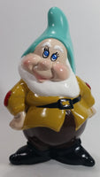Walt Disney Snow White and the Seven Dwarfs "Happy" 8" Tall Hand Painted Ceramic Ornament