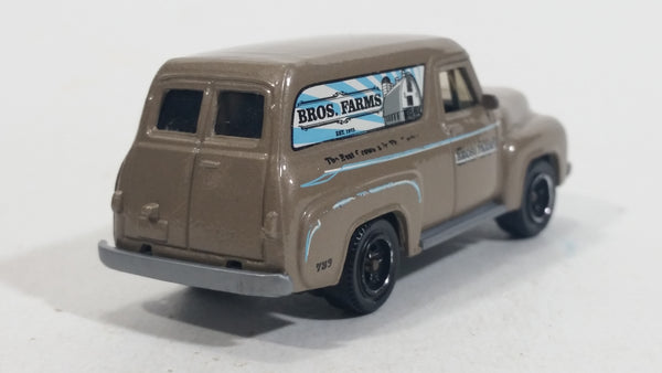 2010 Matchbox Farm Rigs Ford F-100 Panel Delivery (1955) Clay Brown Gr ...