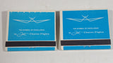 2 Vintage Wardair Canada Airlines "Boeing 747" Airplane Plane Full Match Book  Packs - Aviation Flying Collectible