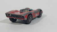 Vintage 1970 Hot Wheels Grand Prix Enamel Red Lines Ferrari 312P Enamel Red Die Cast Toy Race Car Vehicle Hong Kong
