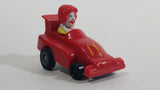 1988 McDonald's Turbo Macs Ronald McDonald Red Toy Pull Back Friction Motorized Plastic Toy Car Vehicle - Happy Meals