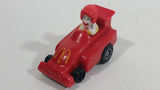 1988 McDonald's Turbo Macs Ronald McDonald Red Toy Pull Back Friction Motorized Plastic Toy Car Vehicle - Happy Meals - Treasure Valley Antiques & Collectibles