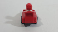 1988 McDonald's Turbo Macs Ronald McDonald Red Toy Pull Back Friction Motorized Plastic Toy Car Vehicle - Happy Meals