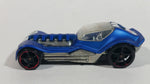 2010 Hot Wheels Track Stars Dieselboy Satin Blue Die Cast Toy Race Car Vehicle