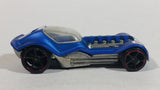 2010 Hot Wheels Track Stars Dieselboy Satin Blue Die Cast Toy Race Car Vehicle