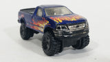 2008 Hot Wheels Team: Ford Racing 1997 Ford F-150 Lifted 4x4 Dark Blue Die Cast Toy Car Vehicle