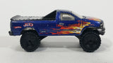 2008 Hot Wheels Team: Ford Racing 1997 Ford F-150 Lifted 4x4 Dark Blue Die Cast Toy Car Vehicle