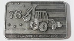 Vintage 1976 J.I. Case 850C Construction King Tractor Heavy Metal Belt Buckle Bicentennial Edition - 05193