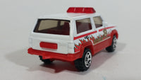 2002 Matchbox Rescue Chiefs Jeep Cherokee White Die Cast Toy Car Rescue Emergency Firefighting Vehicle