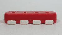 Vintage Action Pocket Counter Money Adder Red Plastic Clicker Made in Hong Kong
