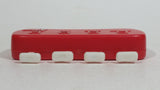 Vintage Action Pocket Counter Money Adder Red Plastic Clicker Made in Hong Kong