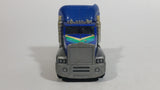 Vintage KY (Kai Yip) Tough Roders Blue Turbo Semi Truck Pressed Steel Cab with Plastic Toy Car Vehicle