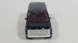 1984 Matchbox 1984 Dodge Caravan Van Black Die Cast Toy Car Vehicle With Opening Sliding Passenger Side Door - Treasure Valley Antiques & Collectibles