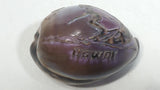 Hand Carved Hawaii Hawaiian Sea Shell with Surfer Themed Design Souvenir Travel Collectible