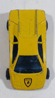 Majorette Lamborghini Diablo Yellow No. 219 1/58 Scale Die Cast Toy Dream Car Vehicle