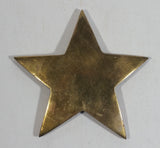 Solid Brass Metal 4" x 4" Star Shaped Decoration