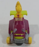 Vintage 1989 Peanuts Gang Pop Mobiles United Features Syndicate Woodstock Bird Character Plastic Toy Car Vehicle McDonald's Happy Meals