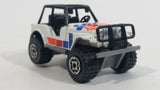 1987-1994 Matchbox Jeep 4x4 White Die Cast Toy Car Vehicle
