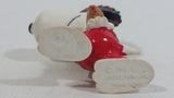 Vintage United Features Peanuts Snoopy Native Indian Aboriginal PVC Toy Figure Made in Hong Kong