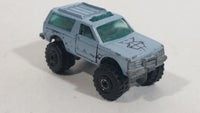 1995 Hot Wheels Blazer 4x4 Light Blue Grey Die Cast Toy Car Vehicle with Opening Doors