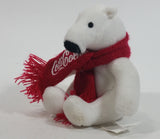2016 Coca-Cola Coke Soda Pop Beverages White Polar Bear Stuffed Animal Plush Plushy Collectible