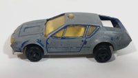 Vintage Majorette No. 264 Alpine A 310 Police Blue Die Cast Toy Car Vehicle