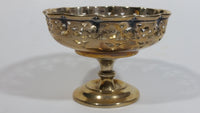Small 3" Tall Silver Plated Copper Style Metal Candy Dish