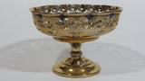 Small 3" Tall Silver Plated Copper Style Metal Candy Dish