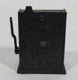 Vintage Miniature Slot Machine with Working Lever Metal Pencil Sharpener Doll House Furniture Size