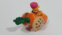 1987-1988 Orange Fraggle Rock 'Gobo' Carrot Shaped Toy Car Vehicle McDonald's Happy Meal Toy - Treasure Valley Antiques & Collectibles